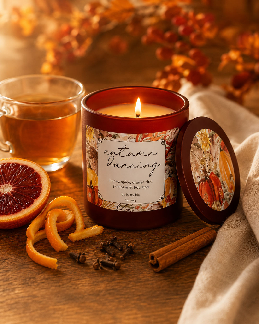 Autumn Dancing Candle