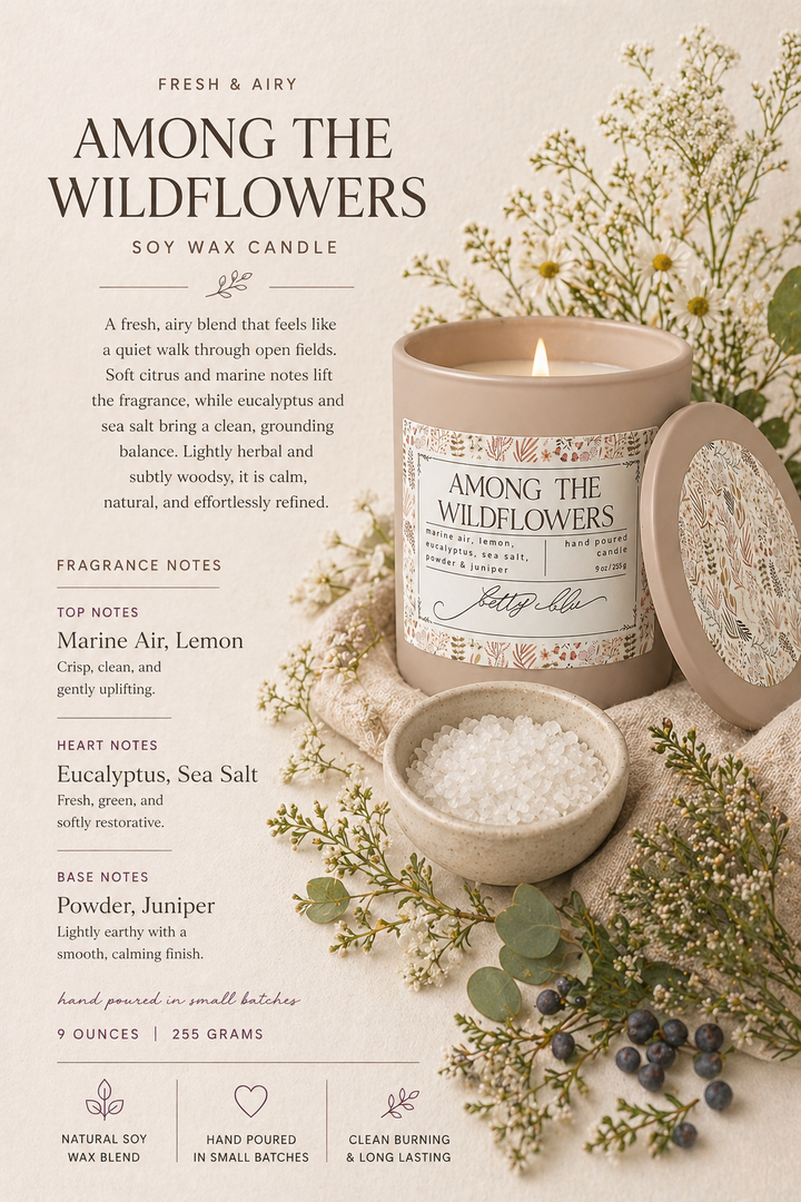 Among the Wildflowers Candle