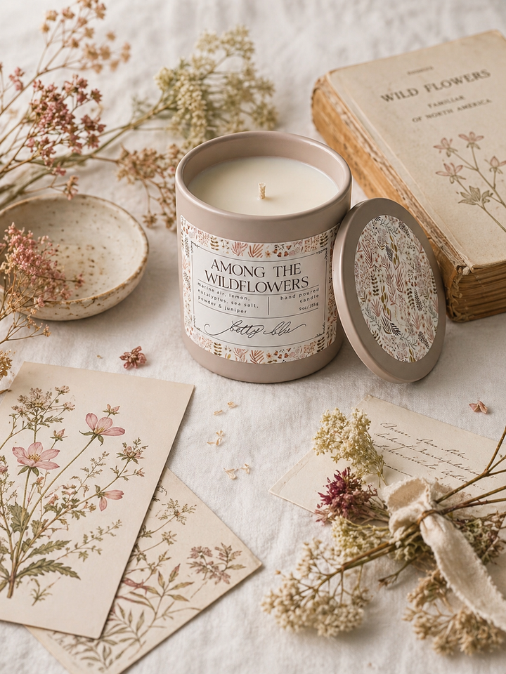 Among the Wildflowers Candle