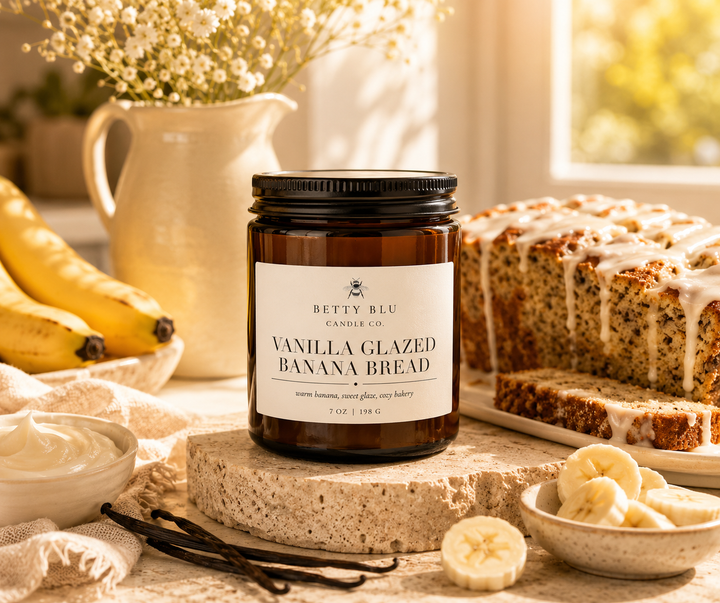 Vanilla Glazed Banana Bread Candle