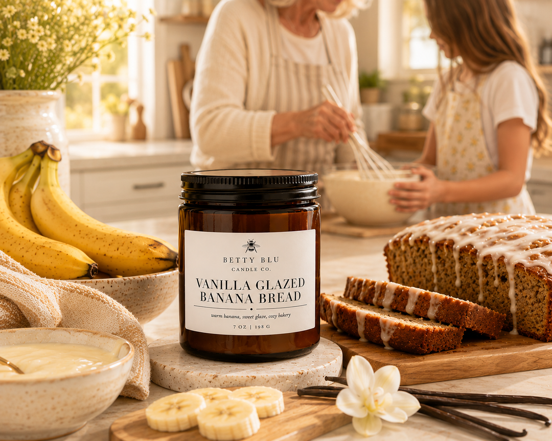 Vanilla Glazed Banana Bread Candle