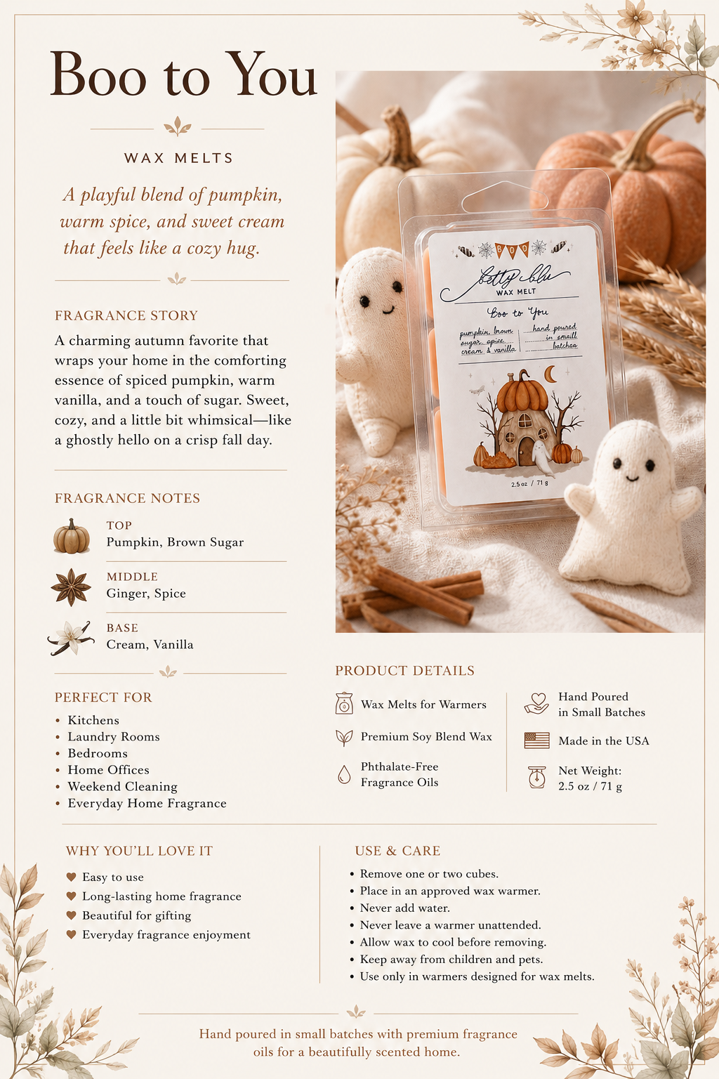 Boo to You Wax Melts