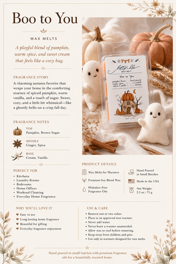 Boo to You Wax Melts