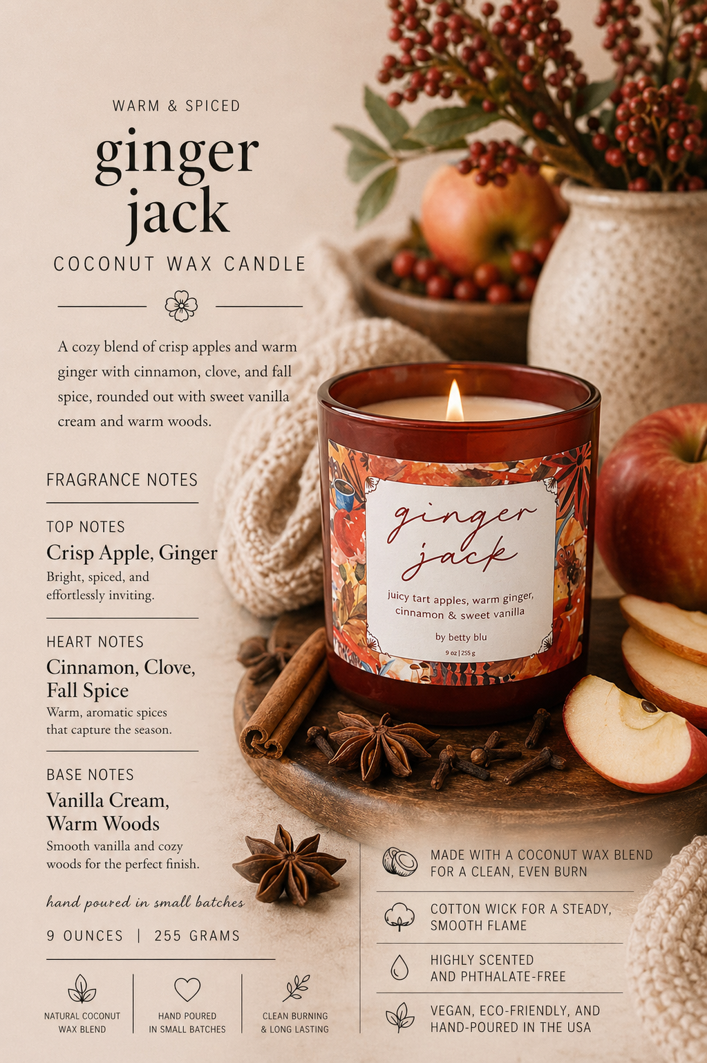 Ginger Jack Candle