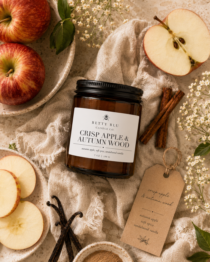 Crisp Apple & Autumn Wood Candle