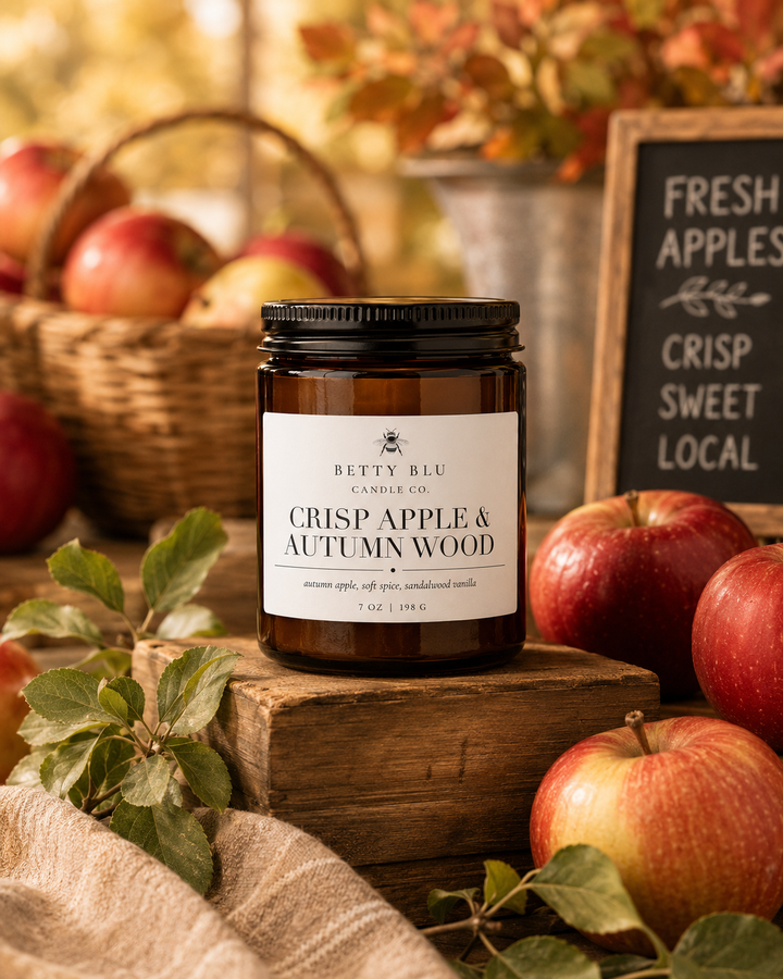 Crisp Apple & Autumn Wood Candle