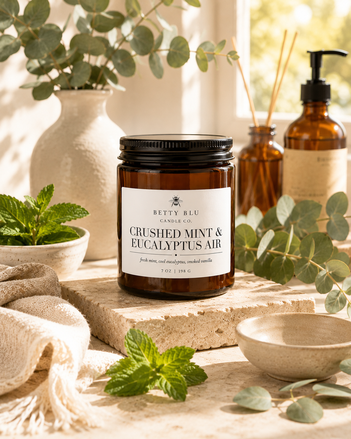 Crushed Mint & Eucalyptus Candle