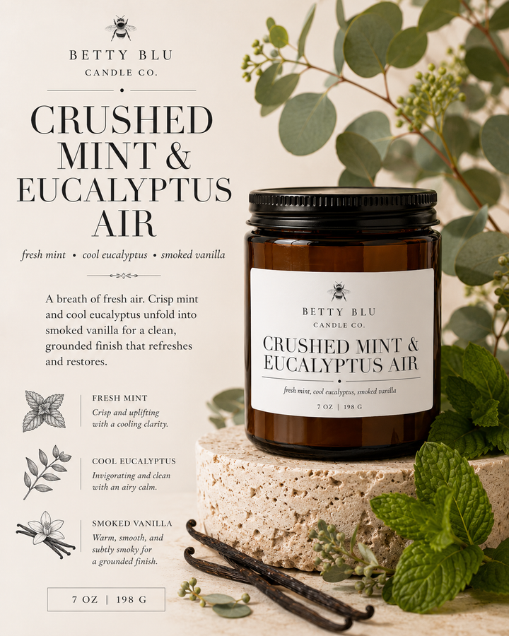 Crushed Mint & Eucalyptus Candle