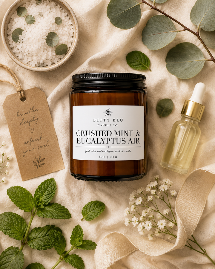 Crushed Mint & Eucalyptus Candle