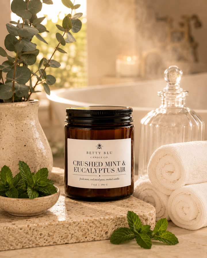 Crushed Mint & Eucalyptus Candle