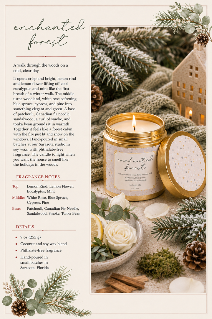 Enchanted Forest Candle