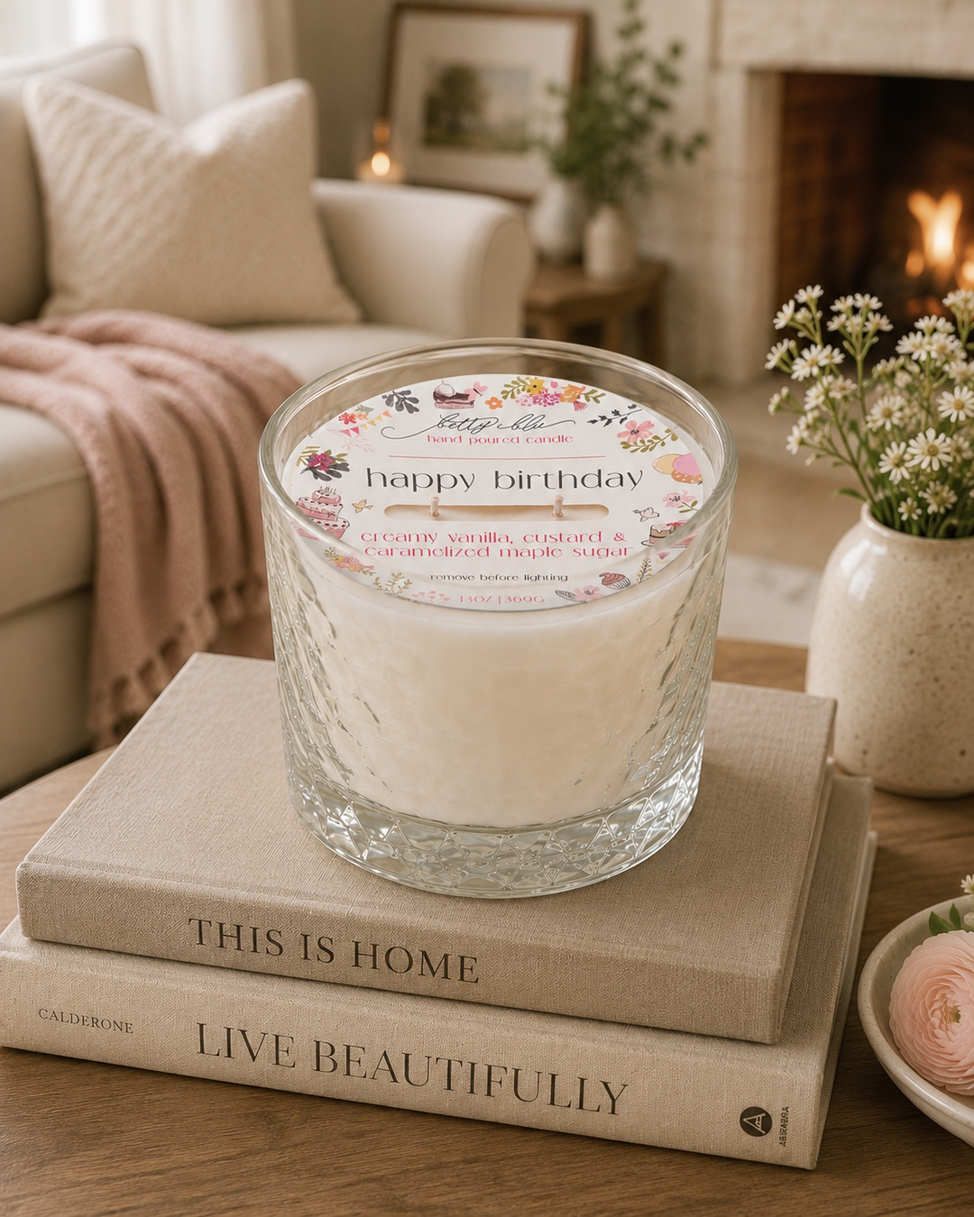 Happy Birthday Candle (13 oz)
