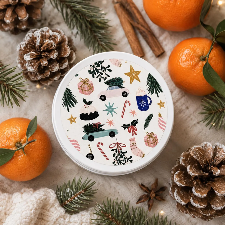 Happy Winter Candle