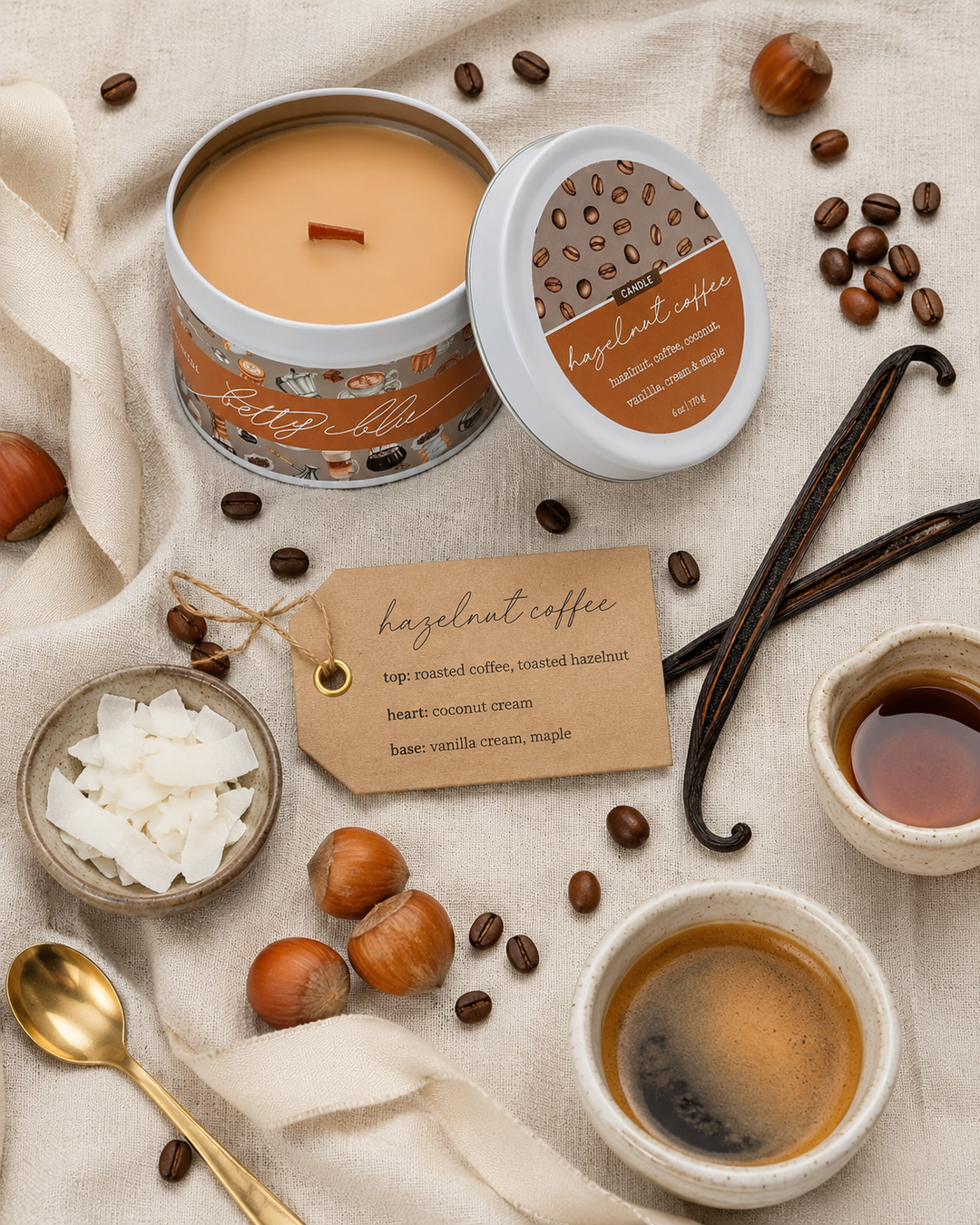 Hazelnut Coffee Candle