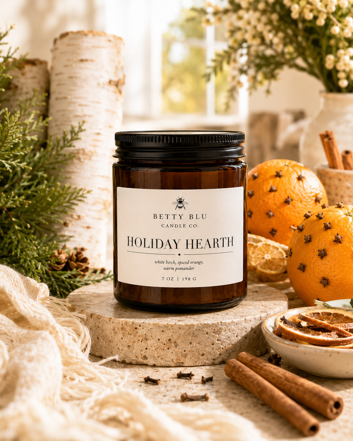 Holiday Hearth Candle