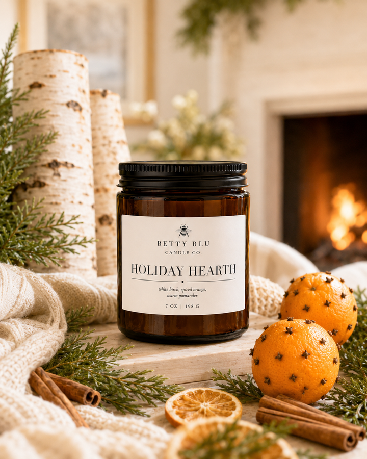 Holiday Hearth Candle
