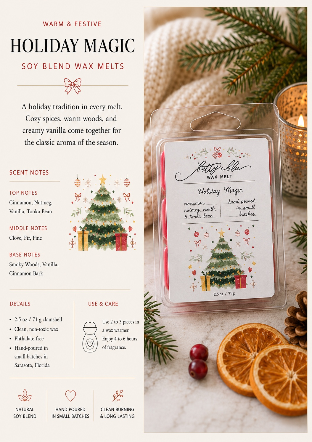 Holiday Magic Wax Melts