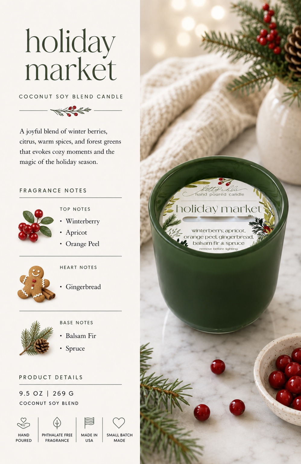 Holiday Market Candle