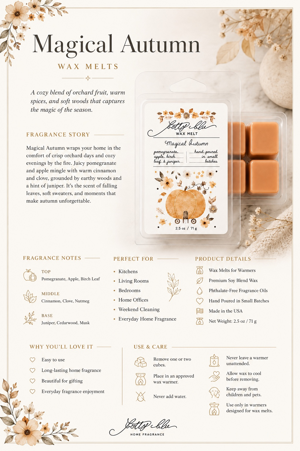 Magical Autumn Wax Melts
