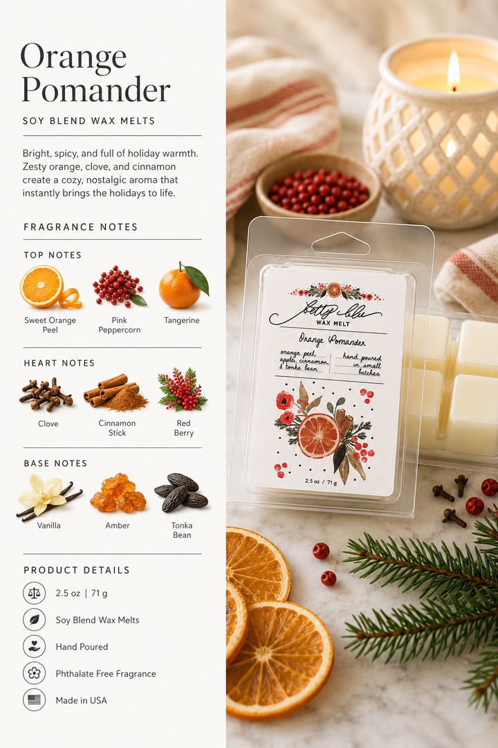 Orange Pomander Wax Melts