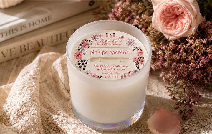 Pink Peppercorn Candle