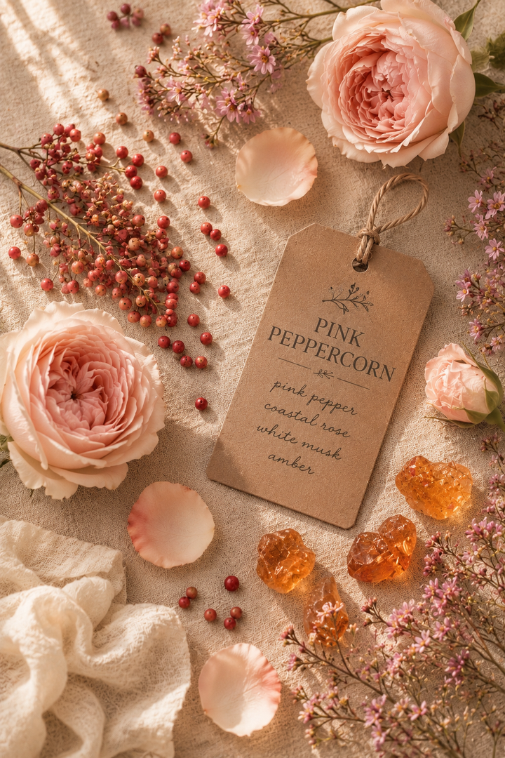 Pink Peppercorn Candle