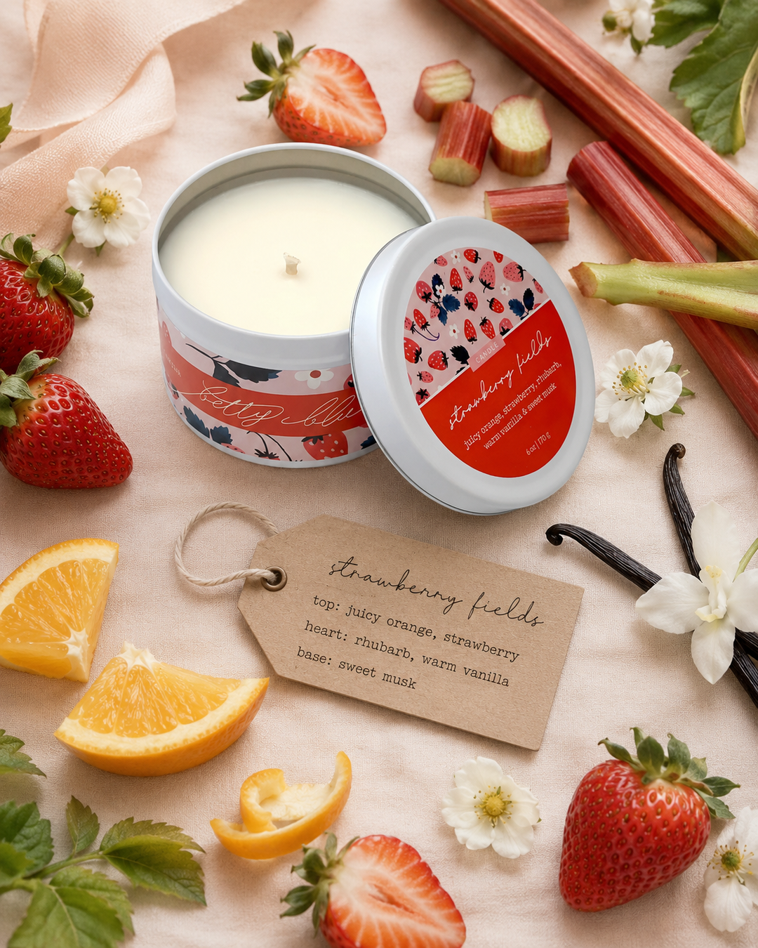 Strawberry Fields Candle