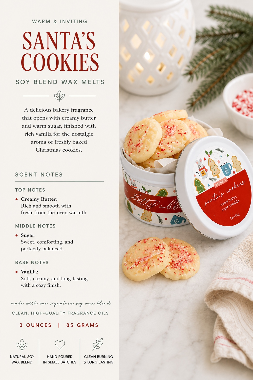 Santa’s Cookies Wax Melts