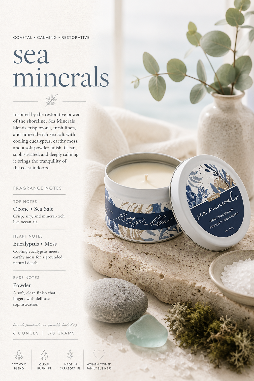 Sea Minerals Candle