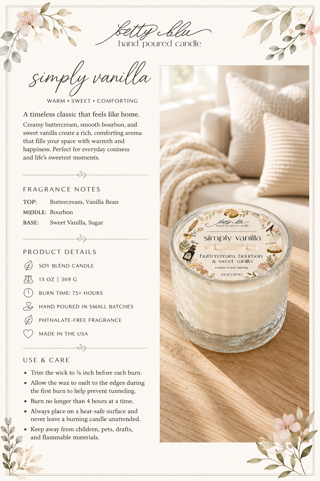 Simply Vanilla Candle