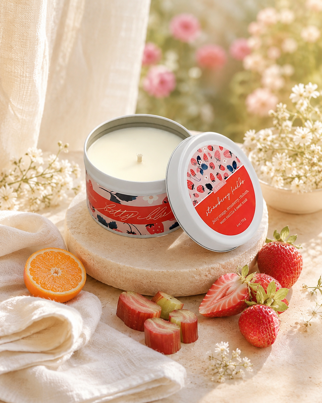 Strawberry Fields Candle