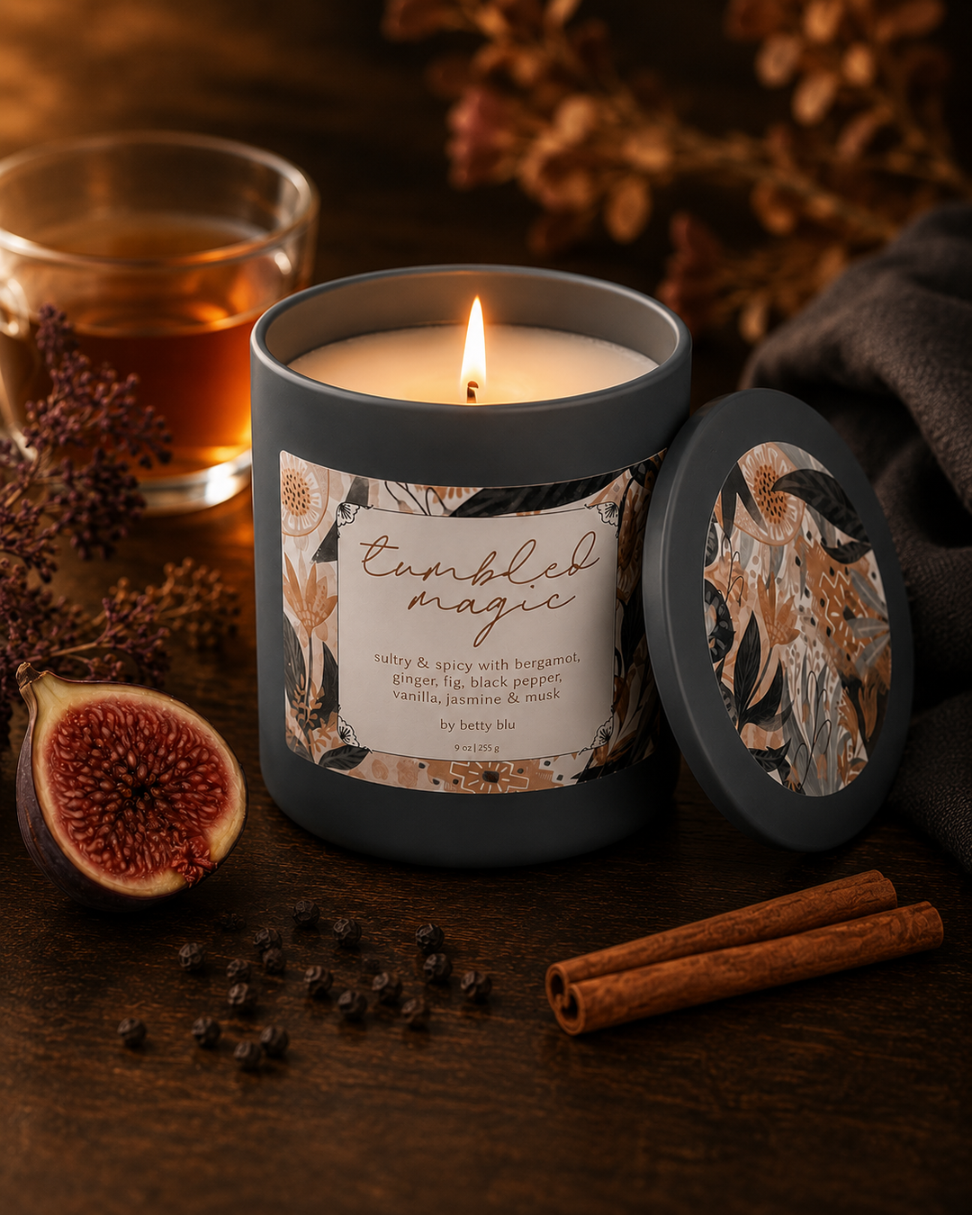 Tumbled Magic Candle