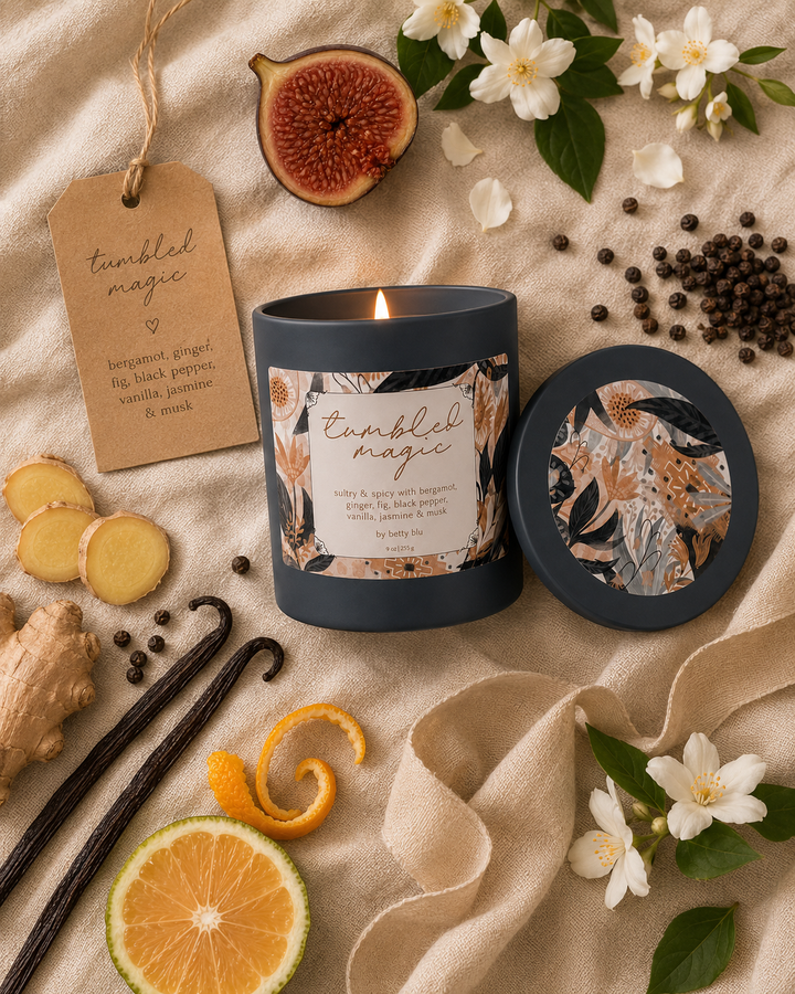 Tumbled Magic Candle