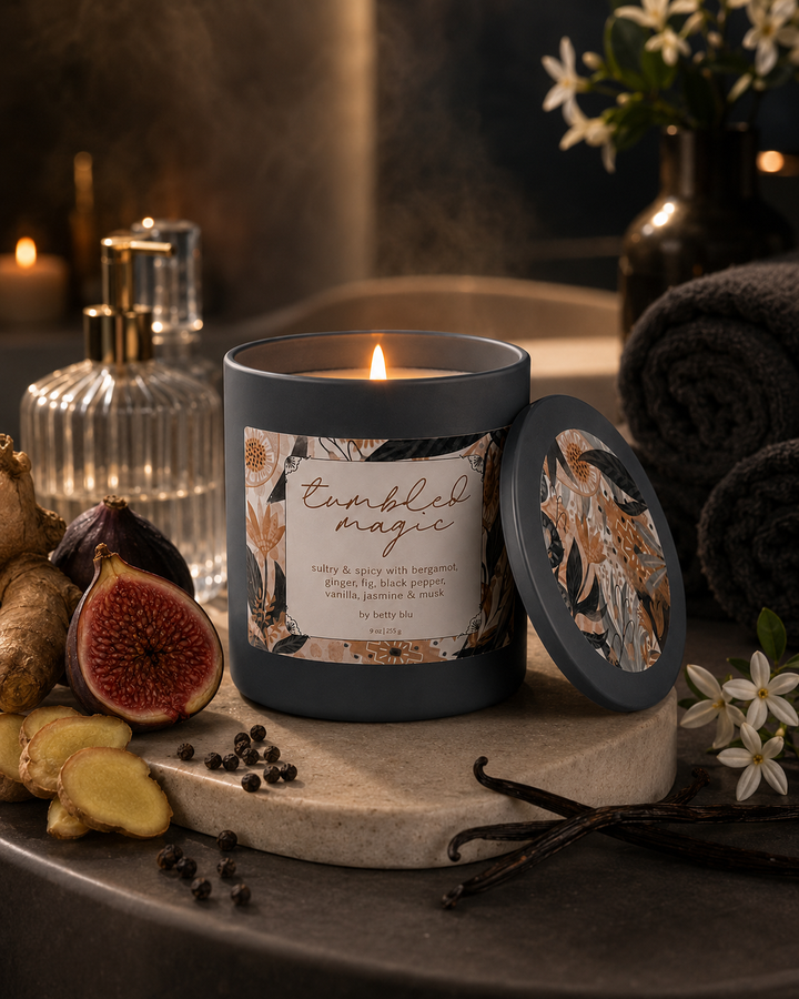 Tumbled Magic Candle