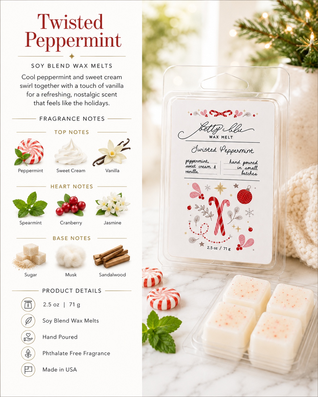 Twisted Peppermint Wax Melts
