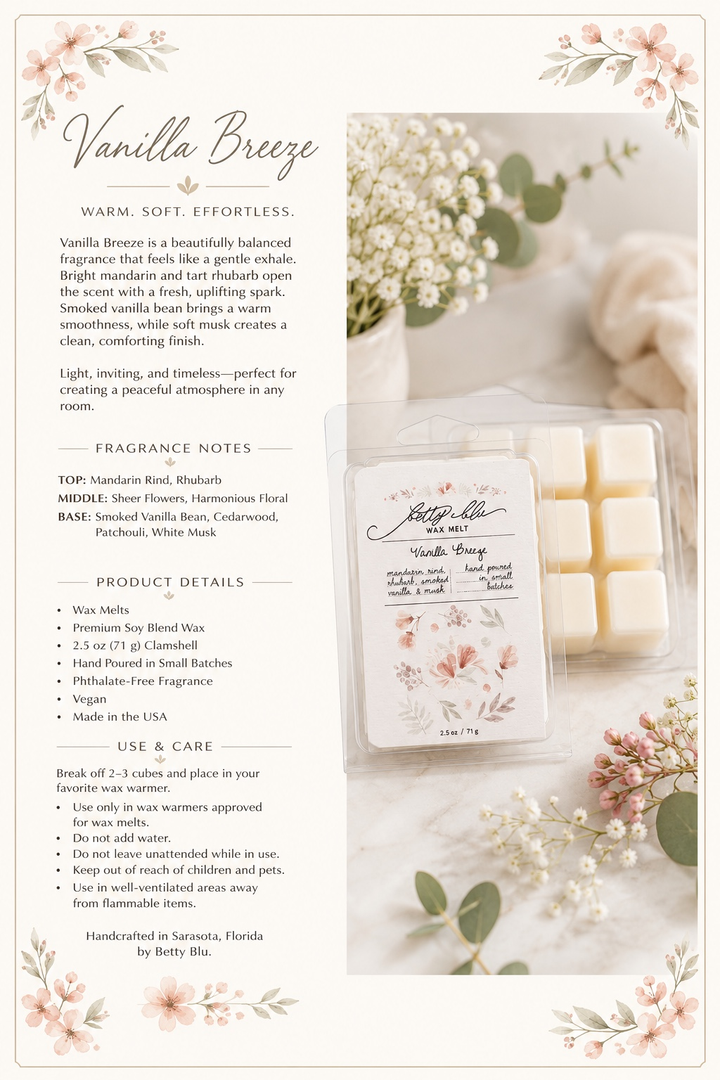 Vanilla Breeze Wax Melts