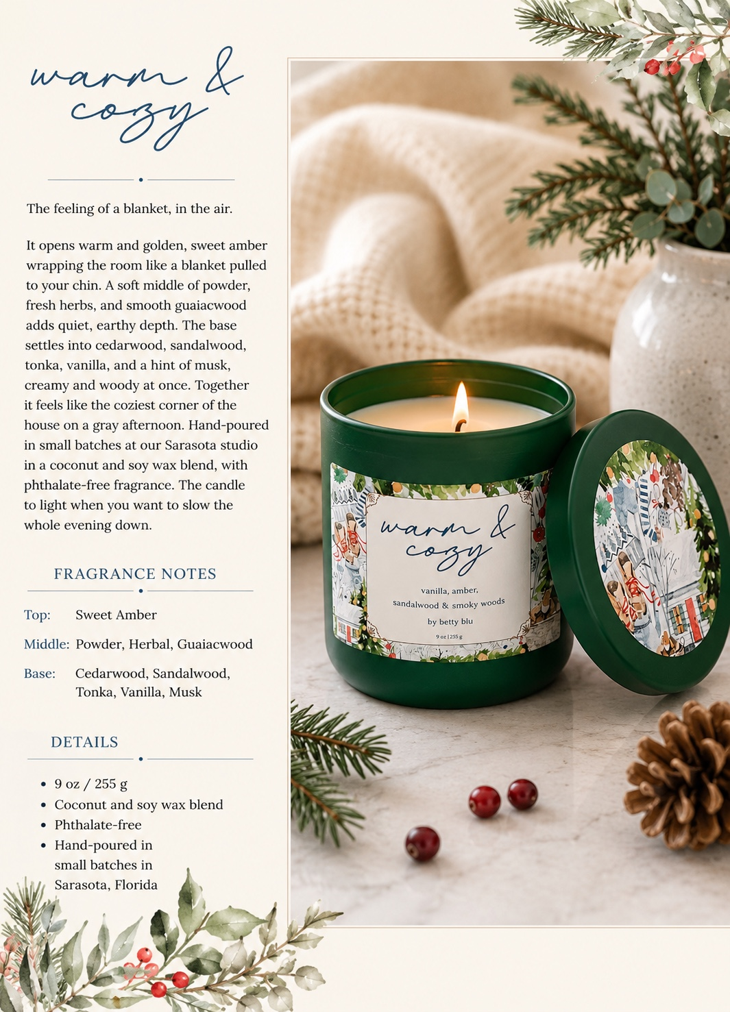 Warm and Cozy Candle