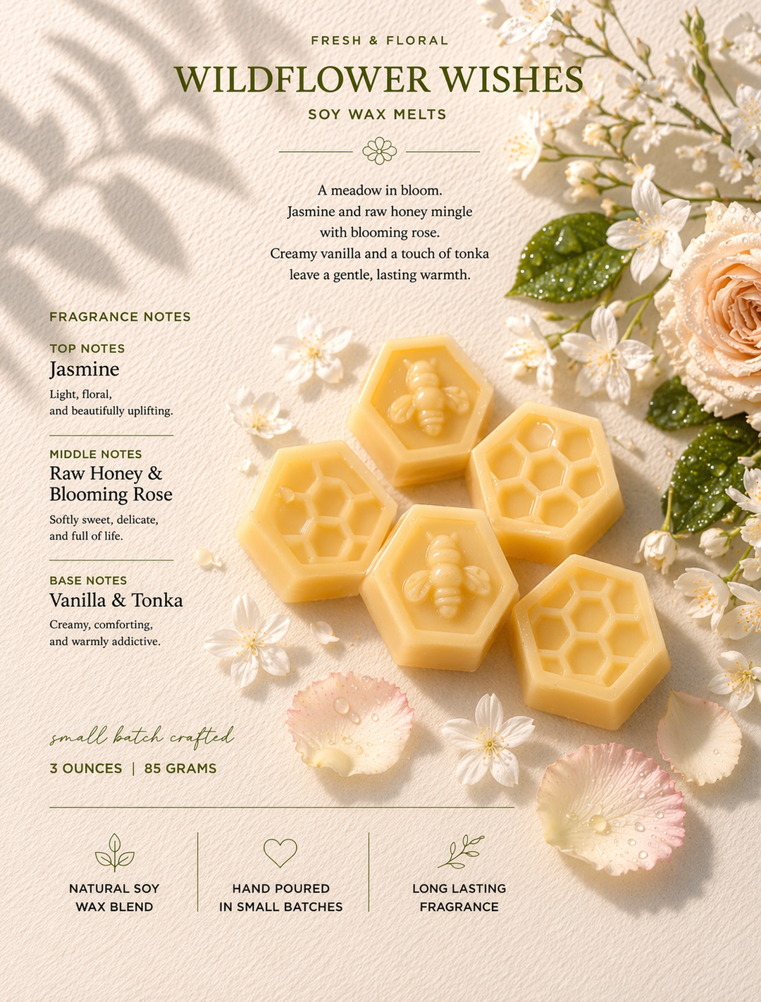 Wildflowers Wishes Wax Melts