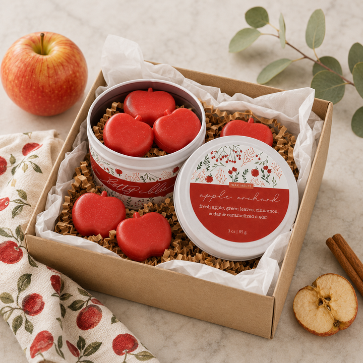 Apple Orchard Wax Melts by Betty Blu, small-batch wax melts made in Florida