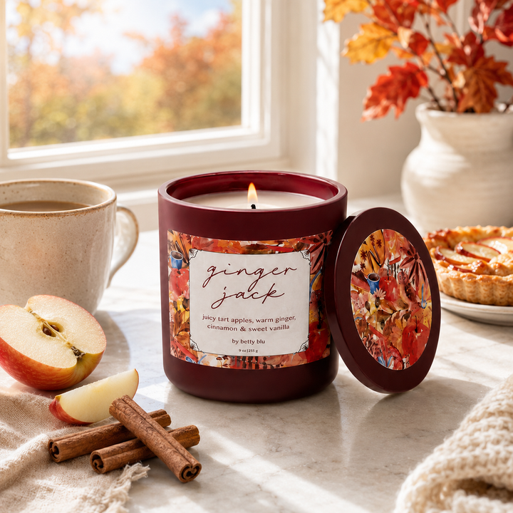 Ginger Jack Candle, a hand-poured candle from Betty Blu