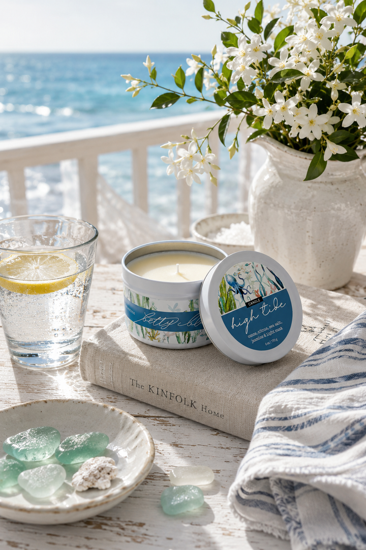 High Tide Candle, a hand-poured candle from Betty Blu