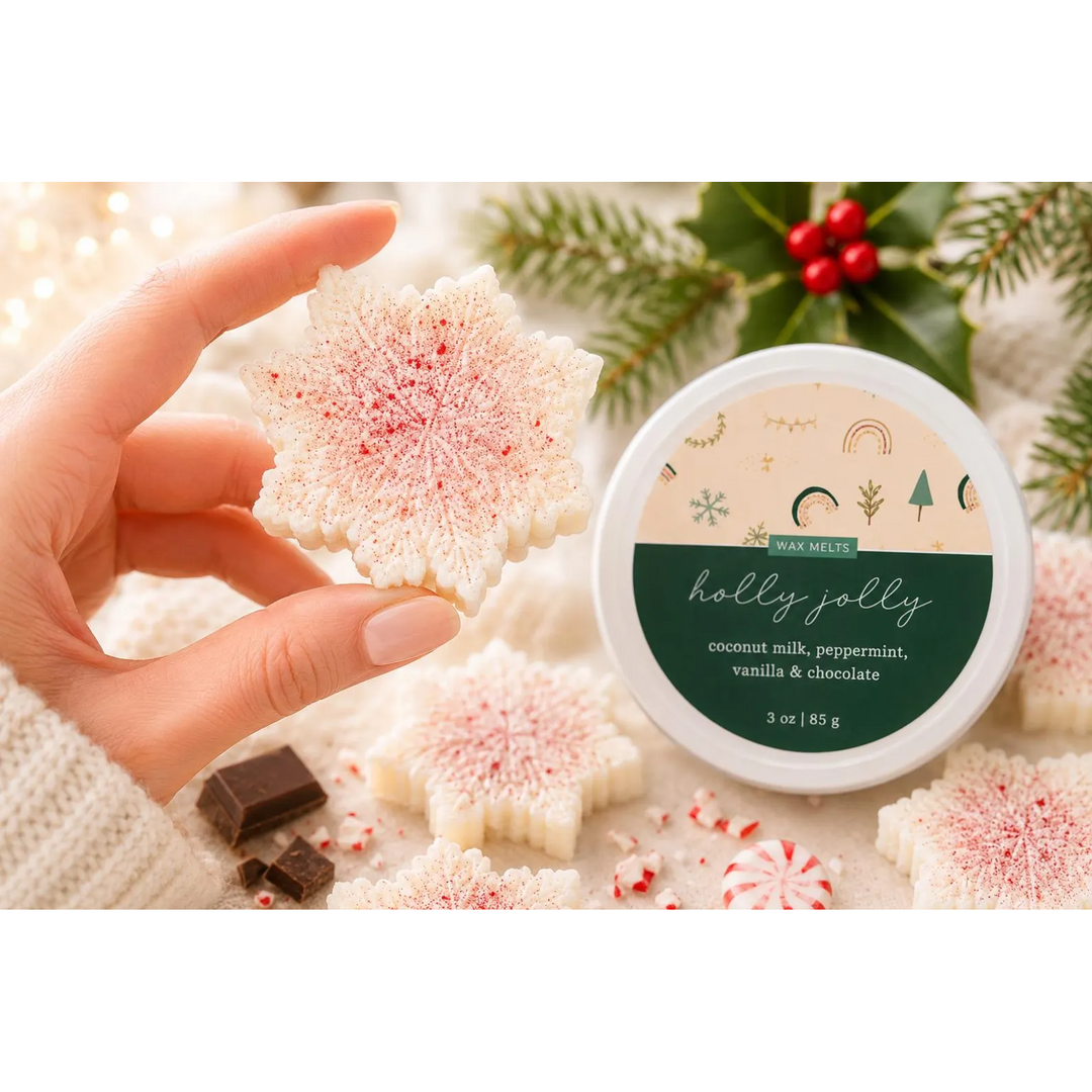 Holly Jolly Wax Melts, hand-poured wax melts from Betty Blu