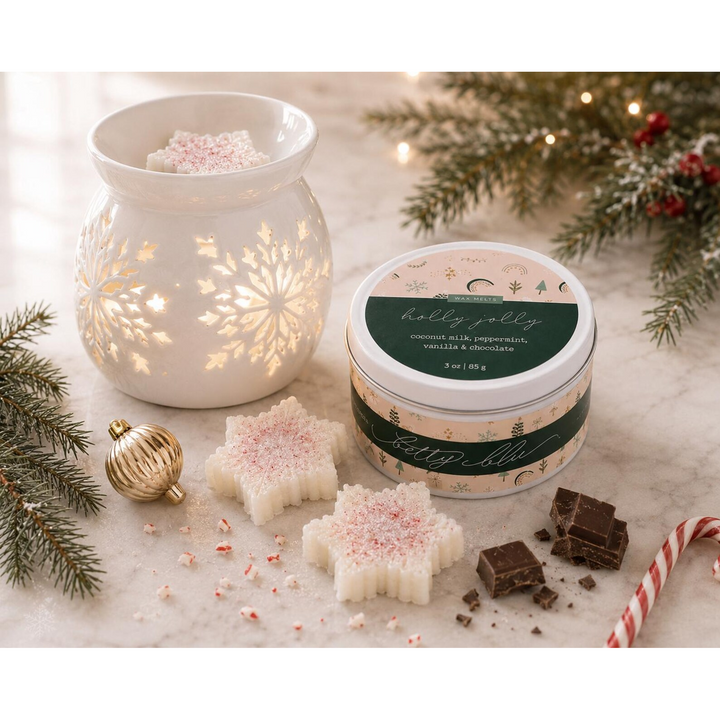 Holly Jolly Wax Melts, hand-poured wax melts from Betty Blu