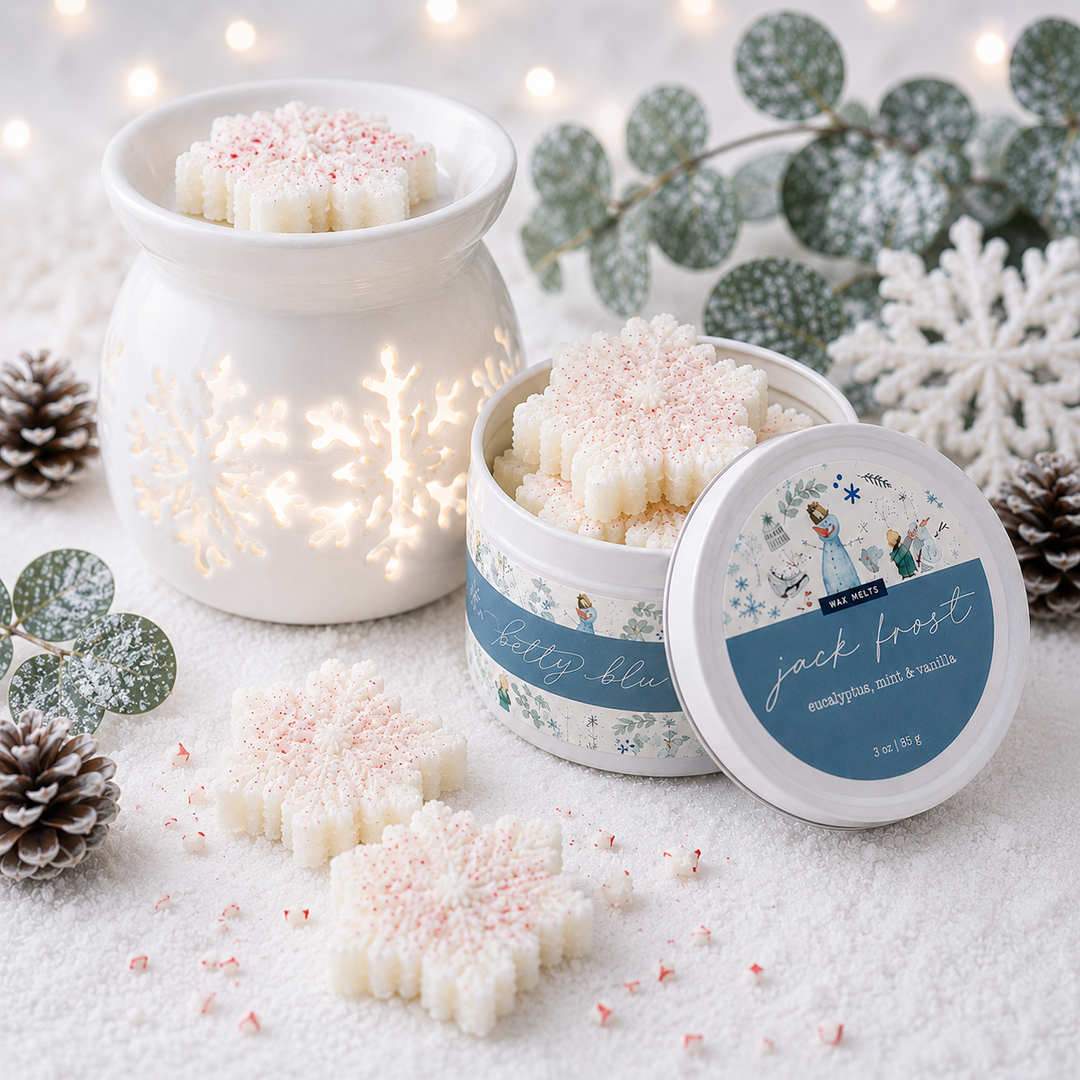 Jack Frost Wax Melts by Betty Blu, hand-poured in small batches in Sarasota, Florida