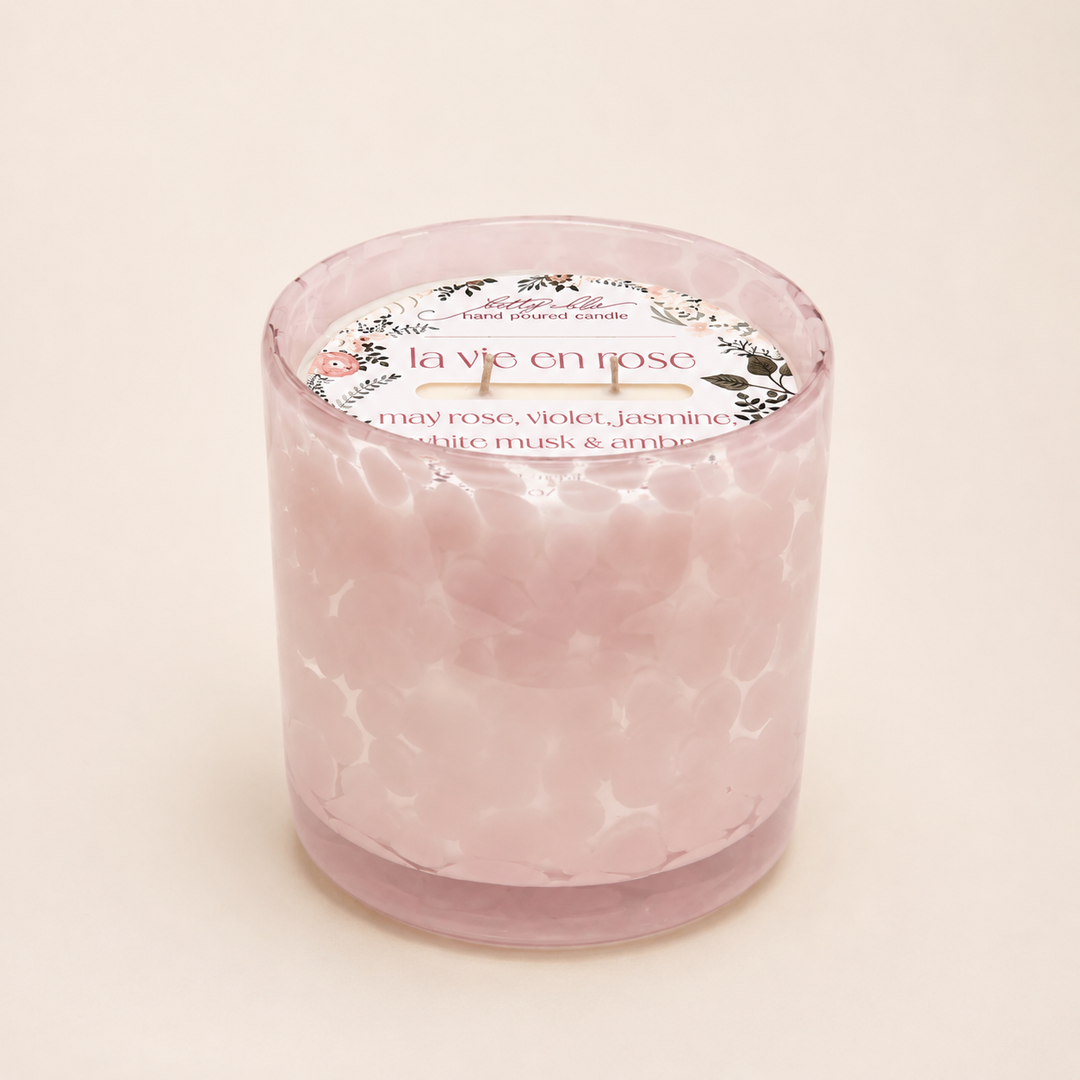La Vie En Rose Candle, a hand-poured candle from Betty Blu