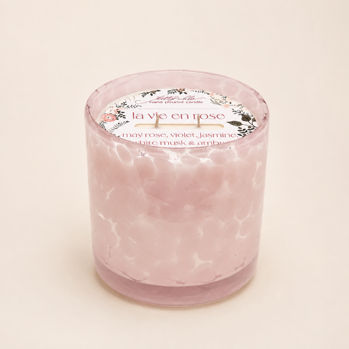 La Vie En Rose Candle, a hand-poured candle from Betty Blu