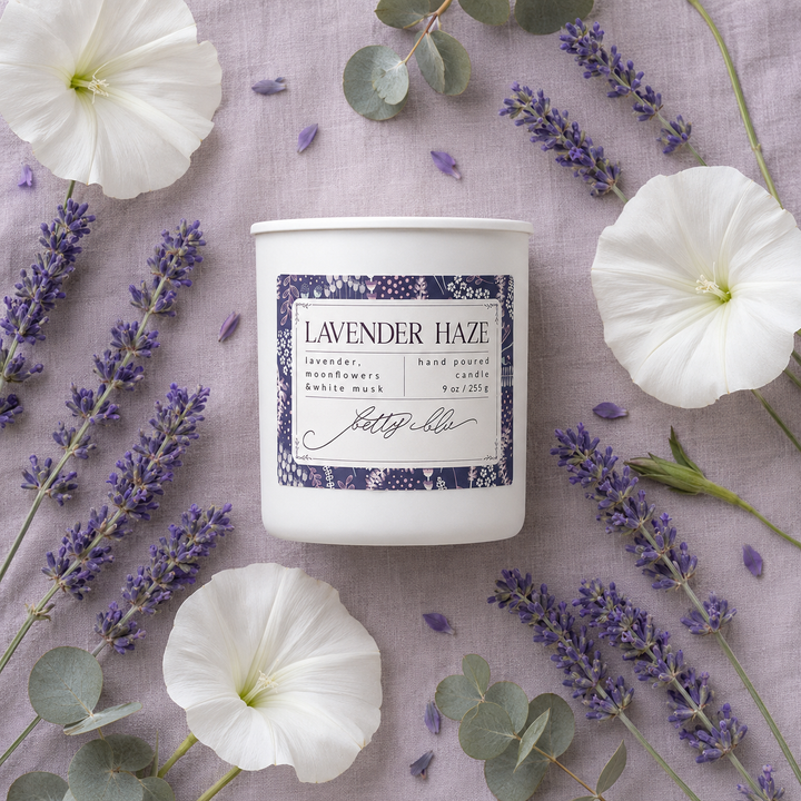 Lavender Haze Candle, a hand-poured candle from Betty Blu