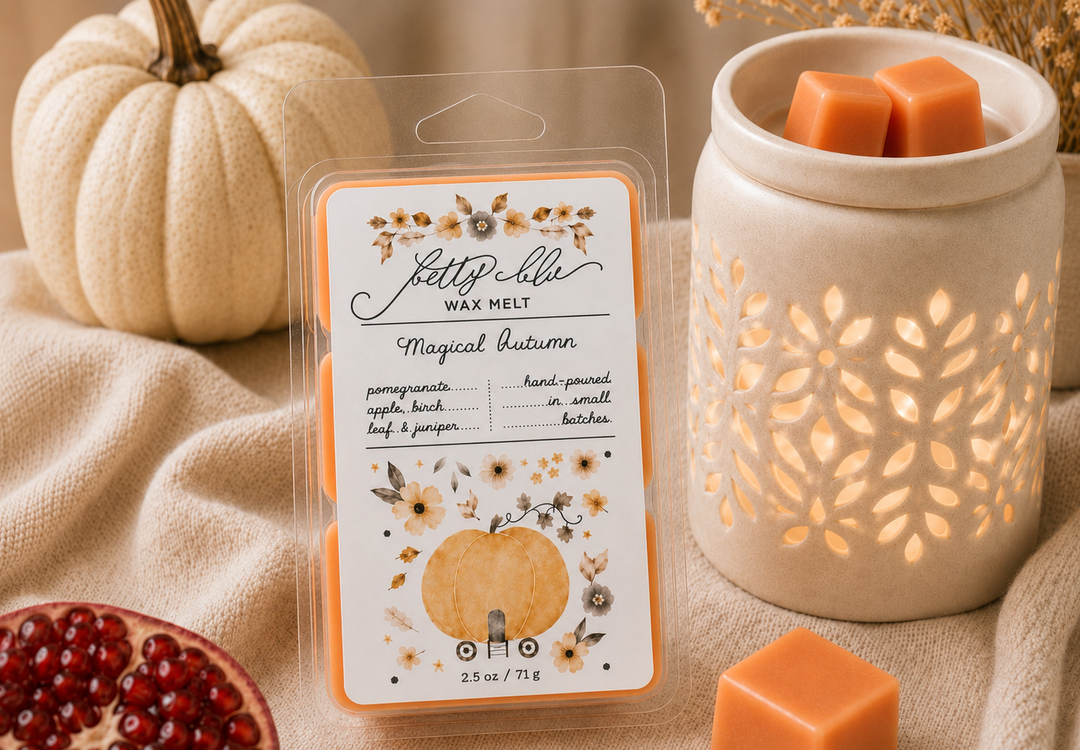 Magical Autumn Wax Melts, hand-poured wax melts from Betty Blu