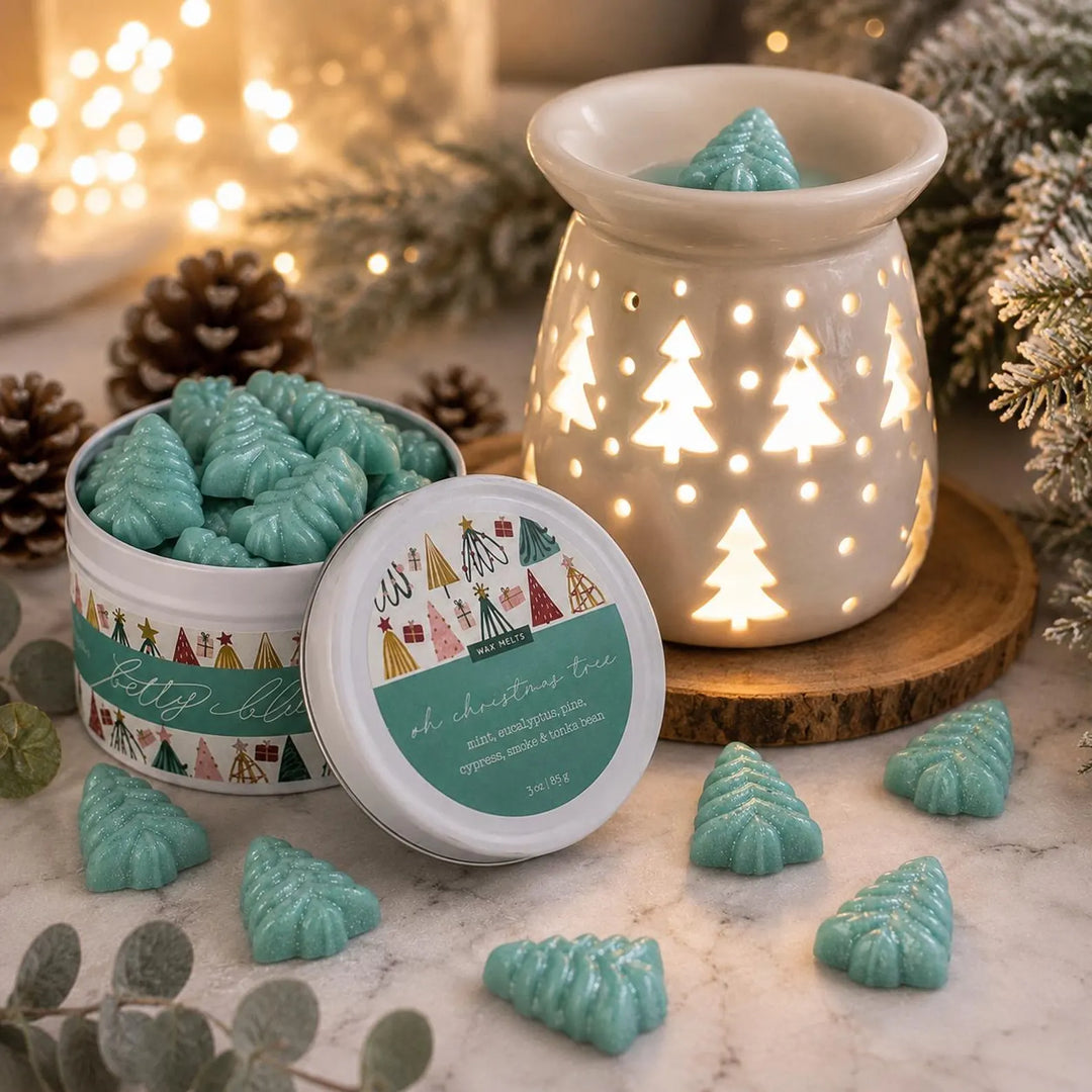 Oh Christmas Tree wax melts, part of the Holiday Housewarming trio