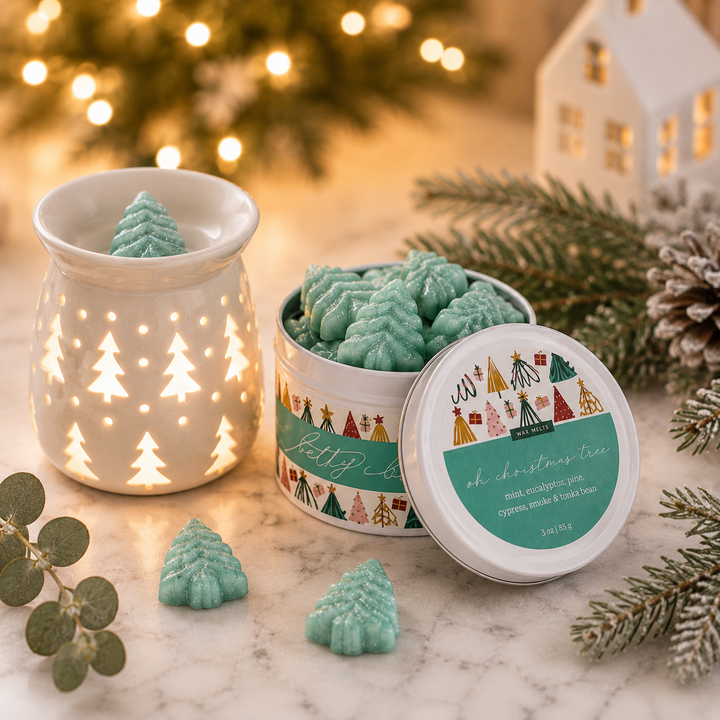 Oh Christmas Tree Wax Melts from Betty Blu, hand-poured wax melts